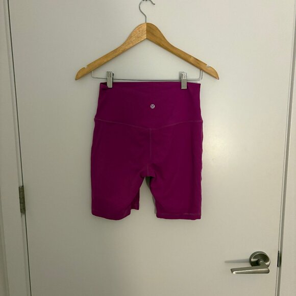 Lululemon magenta 6" align shorts - Picture 2 of 2